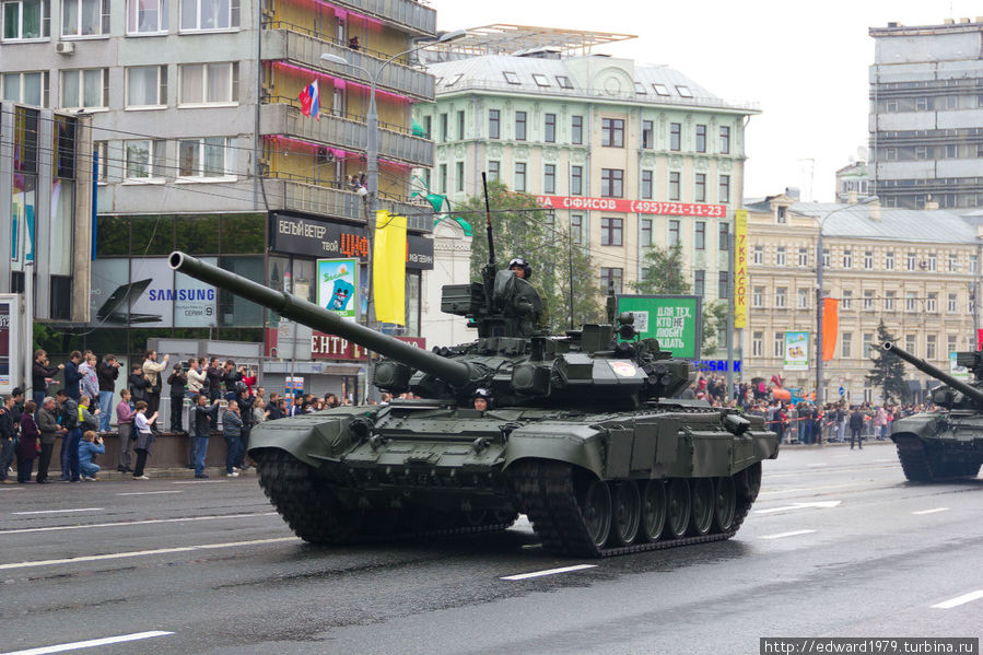 Парад военной техники в День Победы Москва, Россия