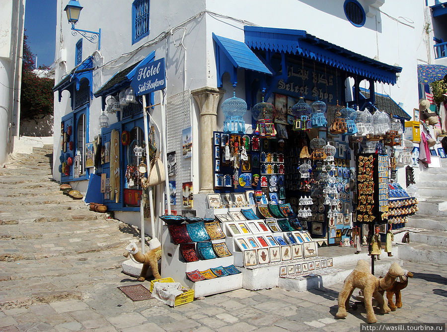 Сувенирная лавка. Сиди-Бу-Саид, Тунис