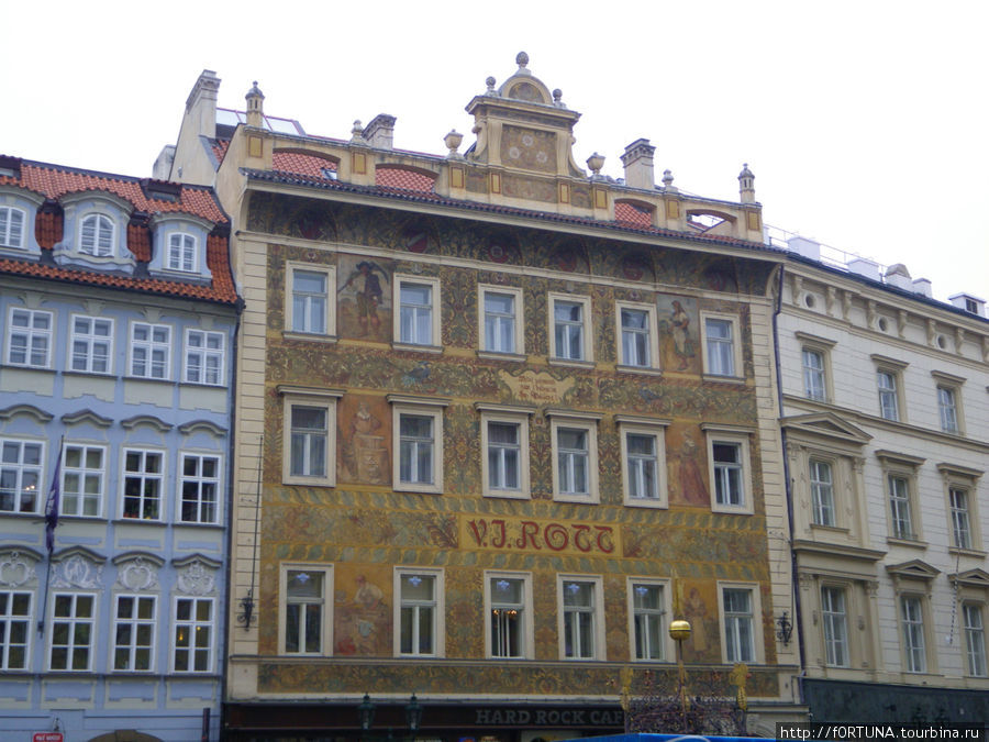 Фасады в стиле Ренессанс Прага, Чехия
