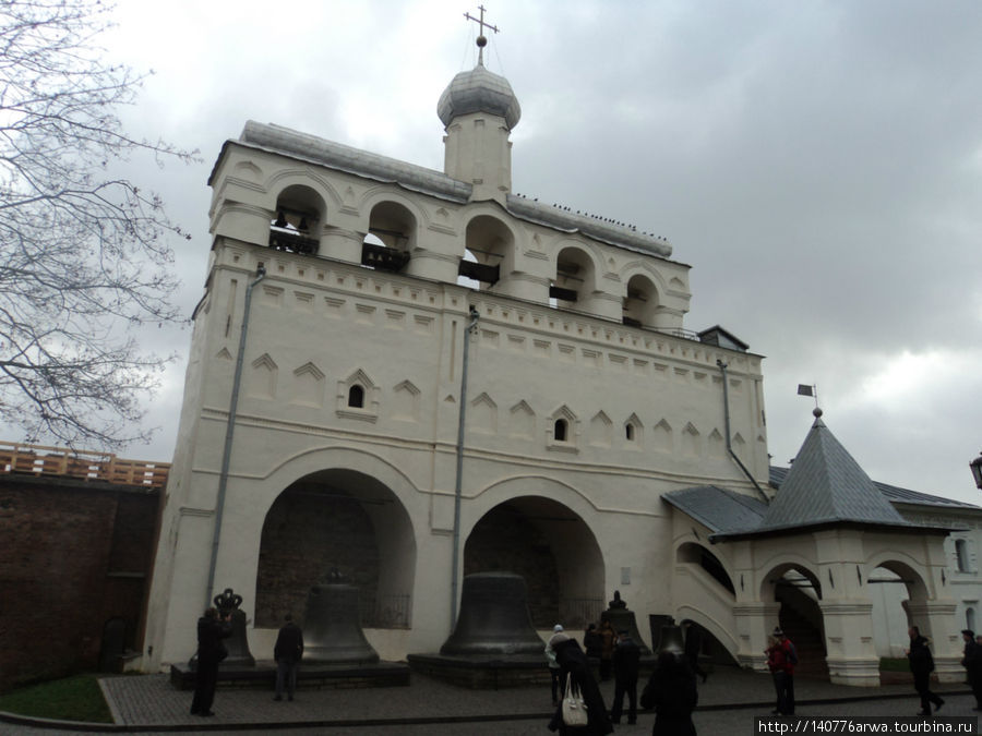 Звонница софийского собора великий новгород