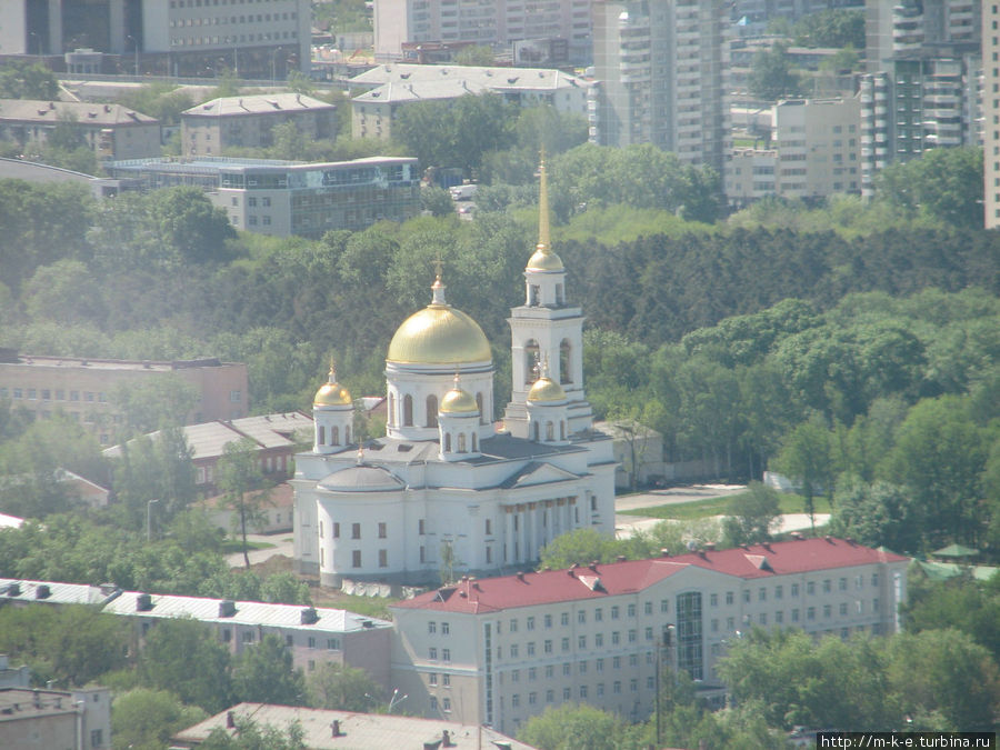 Башня Высоцкий. Первый осмотр города Екатеринбург, Россия