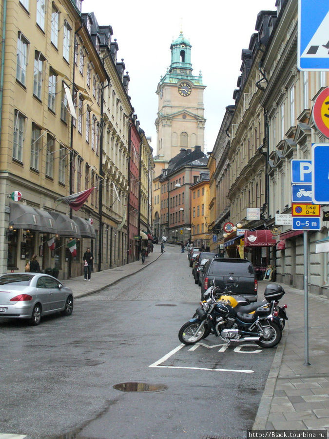 Узкие улицы Стокгольма Стокгольм, Швеция