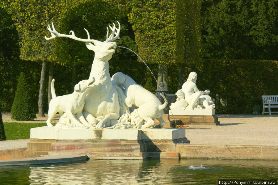 Нескучный парк,сродни Версалю ... Шветцинген, Германия