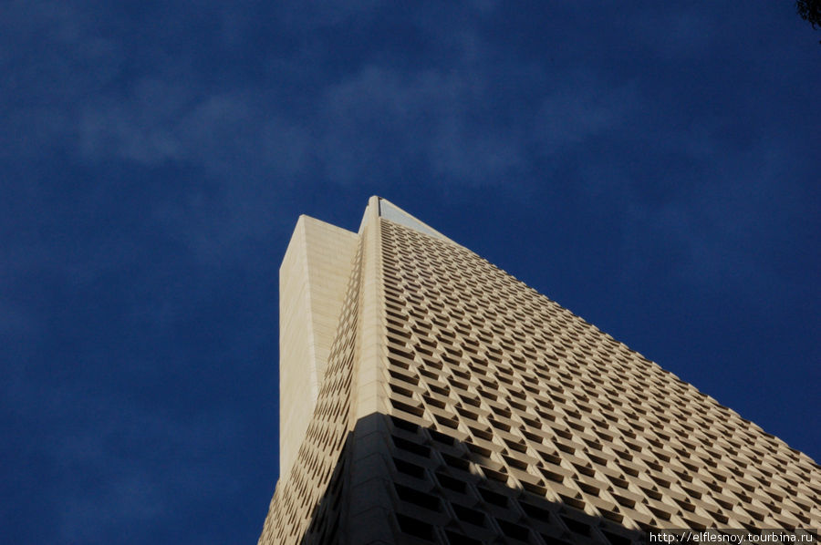 Очень сложно ходить по даунтауну, имея из объективов только полтинник ) Это самое высокое здание Фриско, высотой что-то около 300 метров. Сан-Франциско, CША