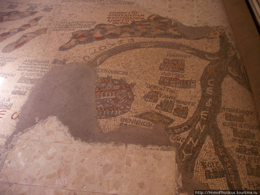 Белый город, древние мозаики Амман, Иордания
