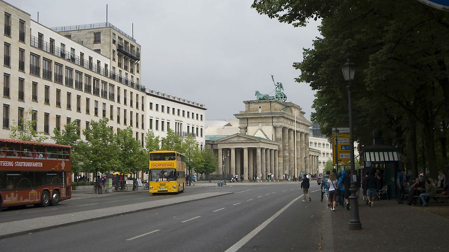 Вид на Бранденбургские ворота. Берлин, Германия
