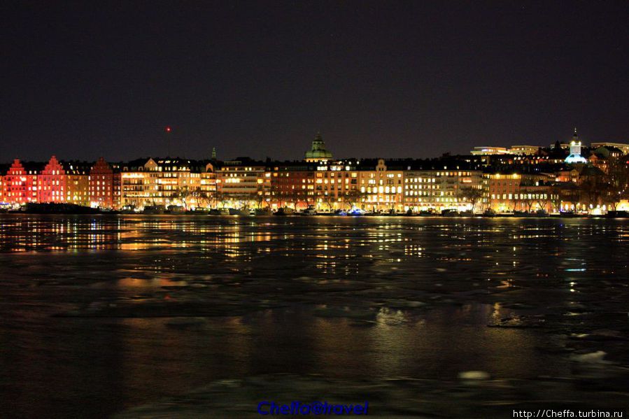 Ночная прогулка по Стокгольму Стокгольм, Швеция