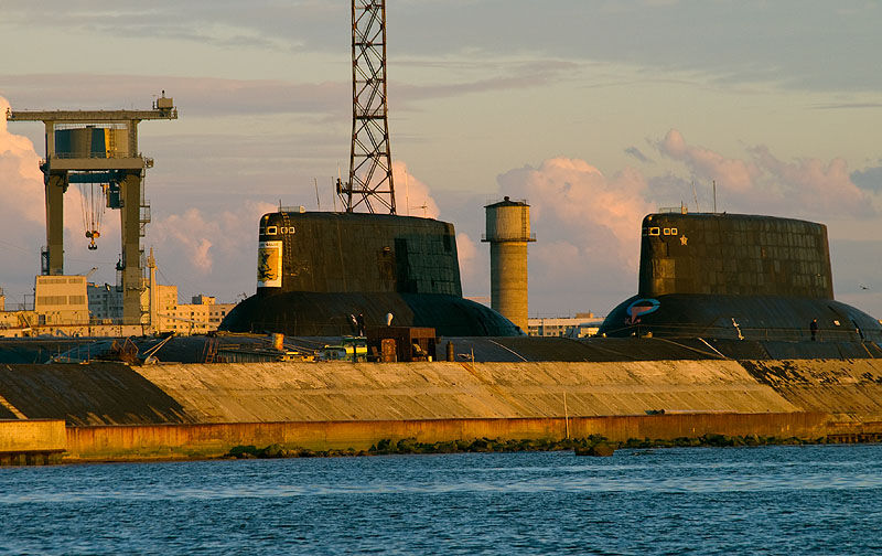 Атомные подводные лодки Тайфун Северодвинск, Россия