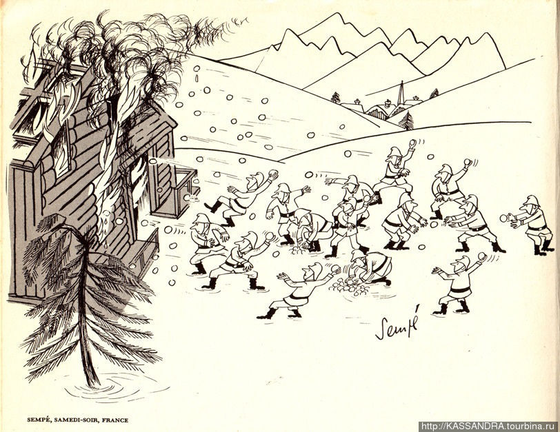 Выставка карикатуриста Жан Жака Семпе