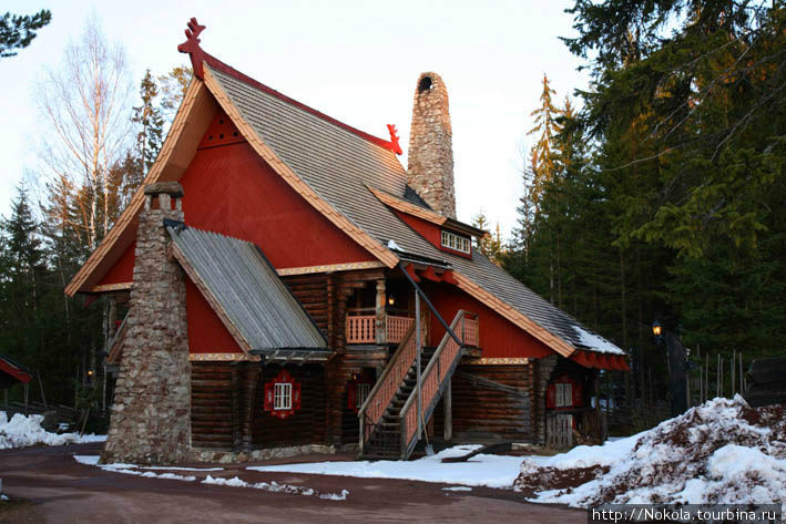 Резиденция шведского Деда Мороза - Томтелэнд Округ Даларна, Швеция