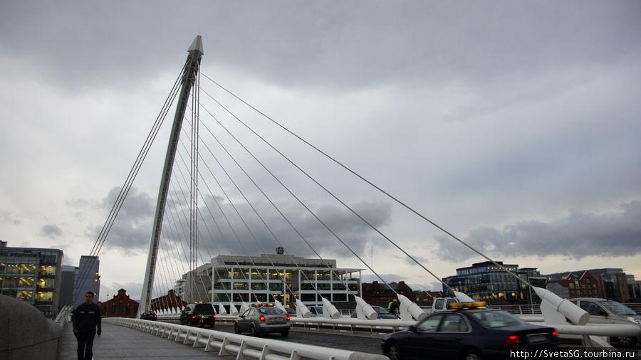 Мост Сэмюэла Беккета в Дублине.