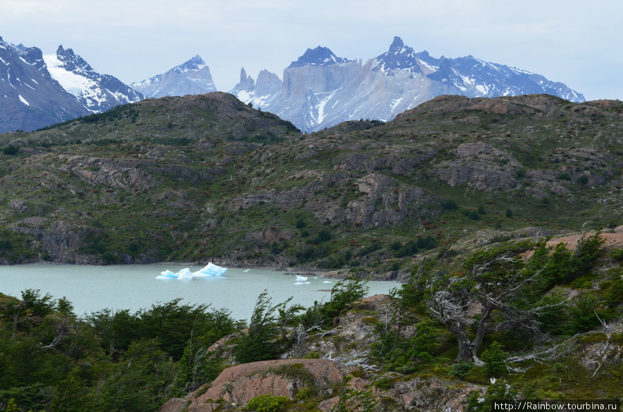 Самый известный парк Национальный парк Торрес-дель-Пайне, Чили
