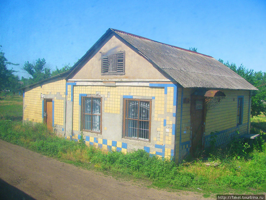 Из окна поезда Харьков - Херсон Украина