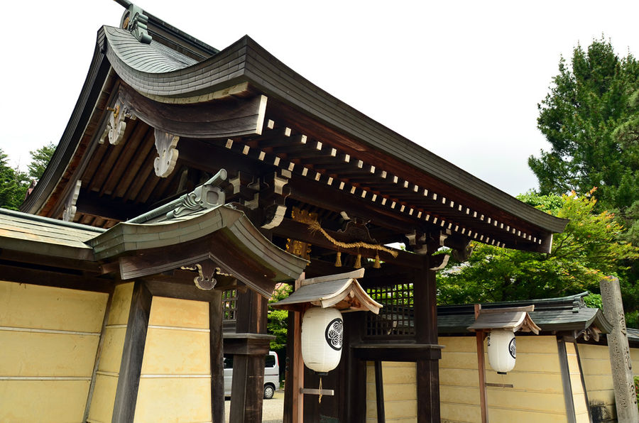 Храмовые ворота Коя, Япония