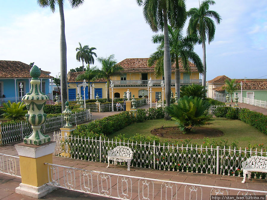 Площадь в Тринидаде Куба