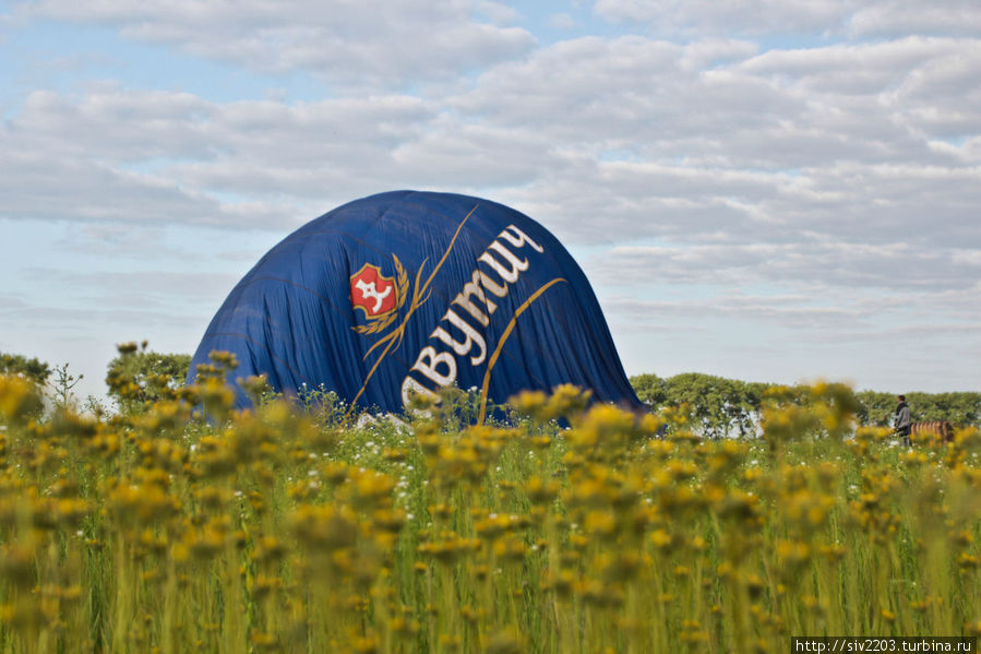 На большом воздушном шаре... Киевская область, Украина