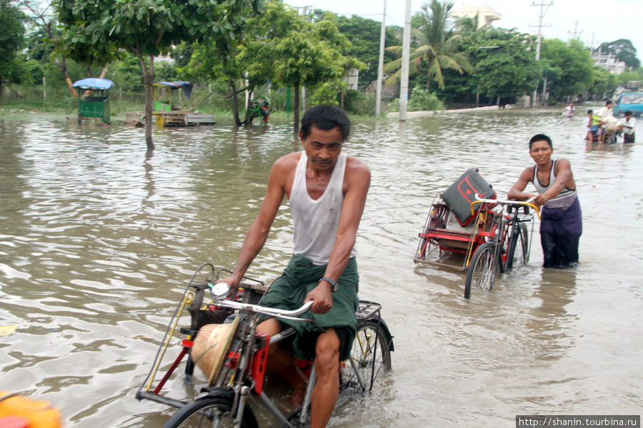 Мир без виз — 395. Наводнение Мандалай, Мьянма