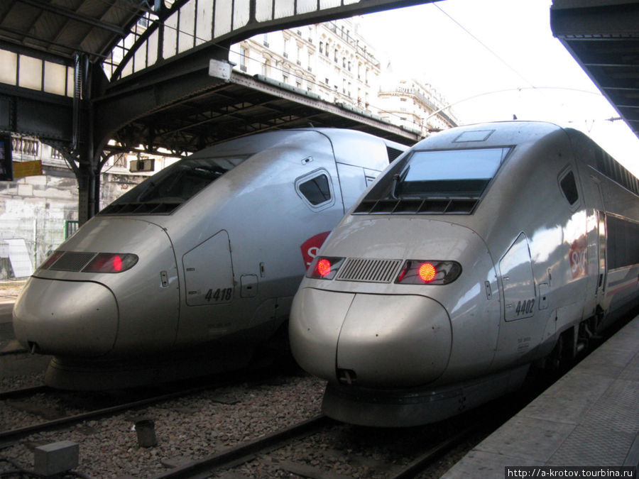 TGV Париж, Франция