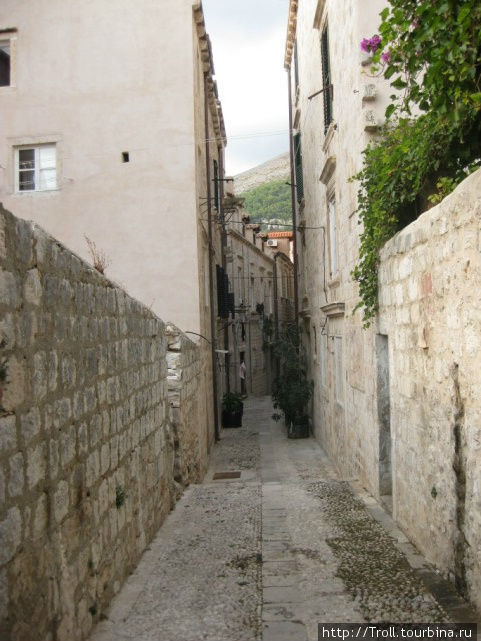 Улицы, улочки и переулки старого Дубровника Дубровник, Хорватия