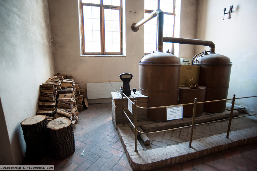 Рядом с замком расположена средневековая пивоварня-музей. Детенице, Чехия