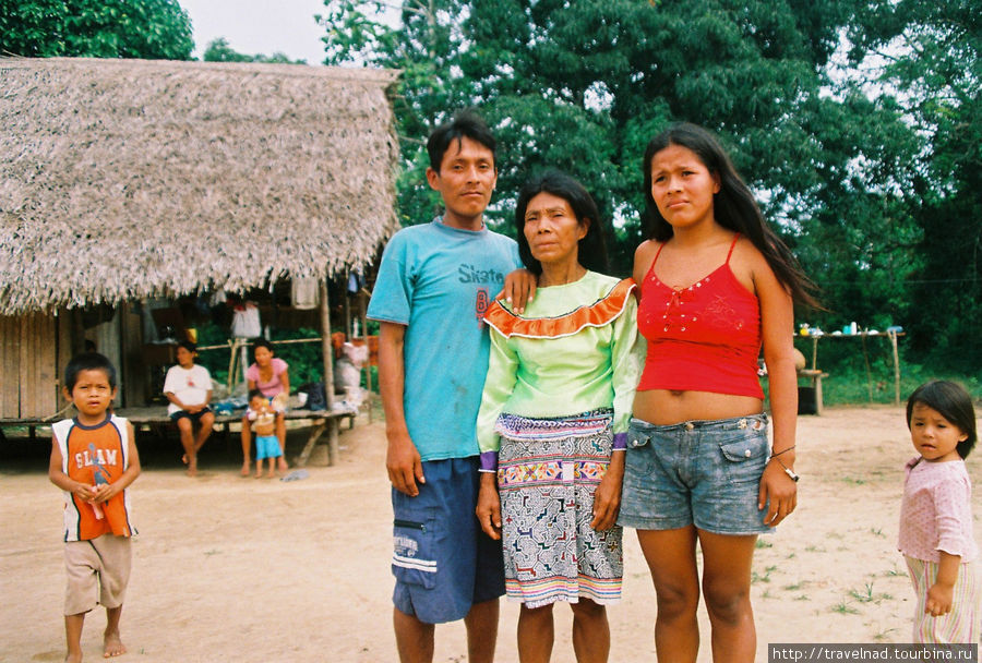 В гостях у индейцев шапибо Пукальпа, Перу