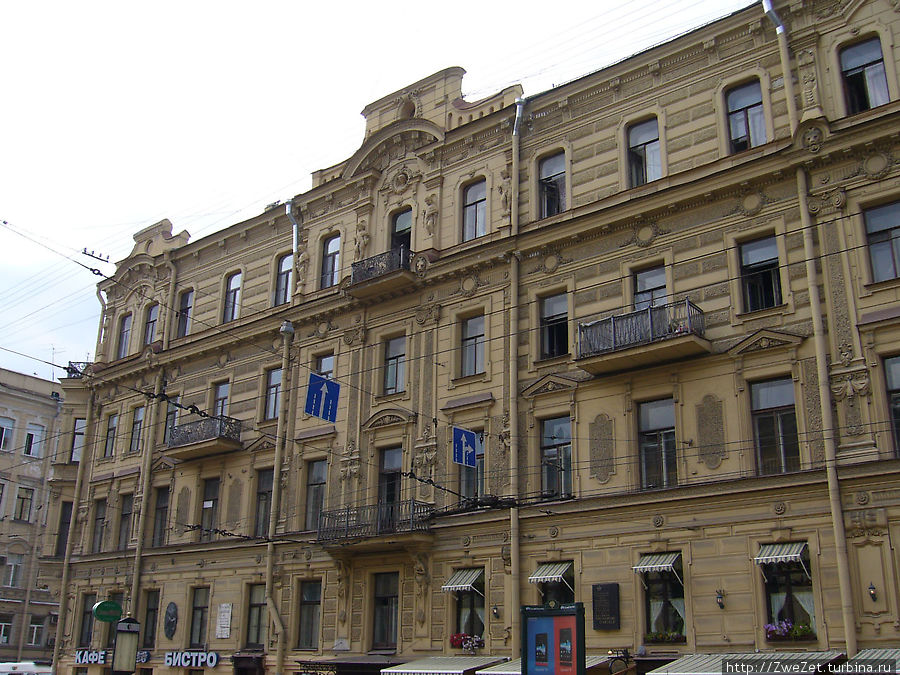 дом, где жил и умер П.И.Чайковский Санкт-Петербург, Россия