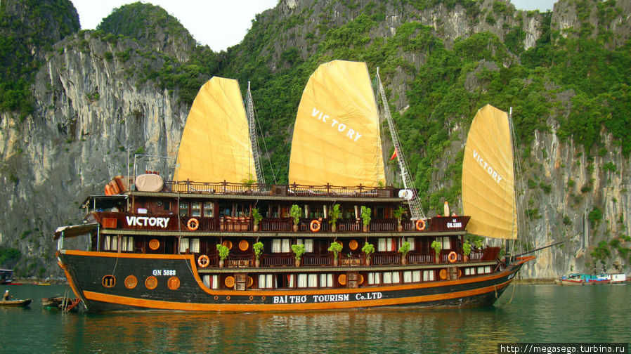 Джонка Халонг бухта, Вьетнам