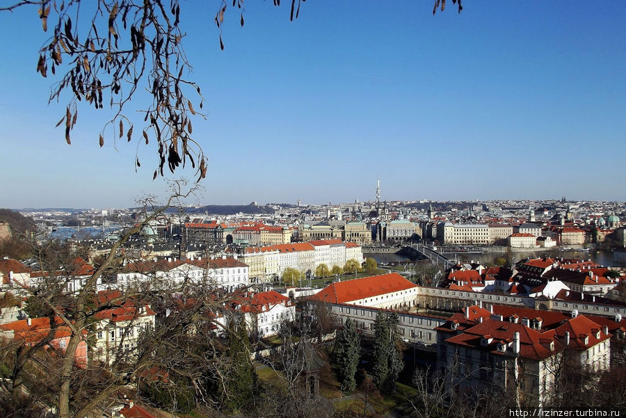 С высоты Пражского Града Прага, Чехия