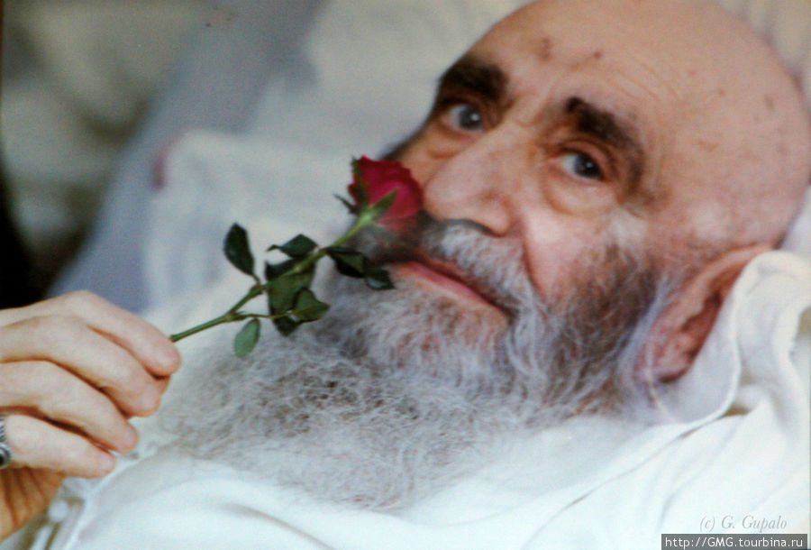 Портрет святого старца перед смертью. Кум, Иран
