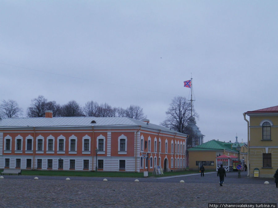 Спящая Петропавловская крепость Санкт-Петербург, Россия