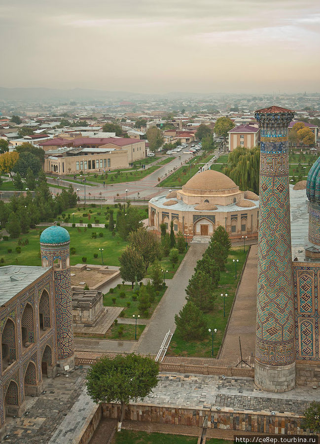 Центральная часть города Самарканд, Узбекистан