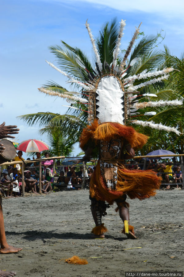 Маска. Вид сзади Провинция Галф, Папуа-Новая Гвинея