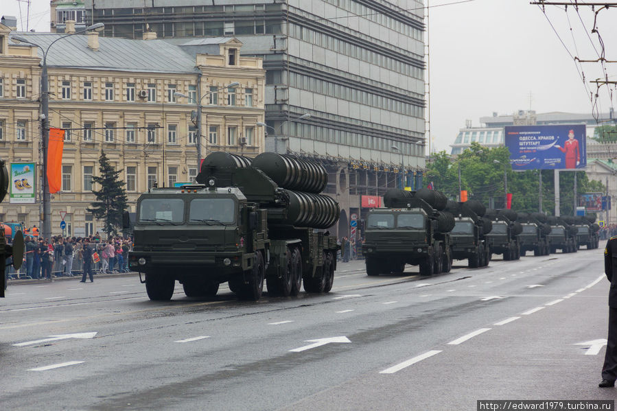 Парад военной техники в День Победы Москва, Россия
