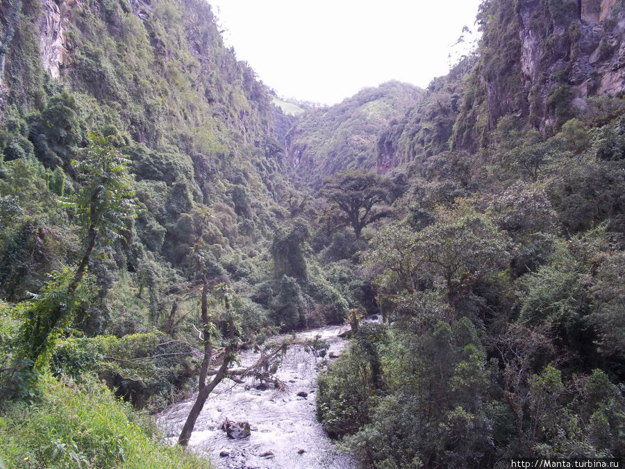 Водопад Каскада дель Пита Кито, Эквадор