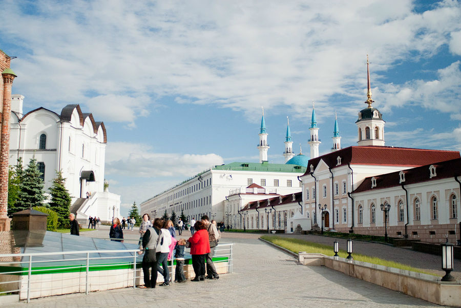 Казанский кремль и национальный музей Казань, Россия