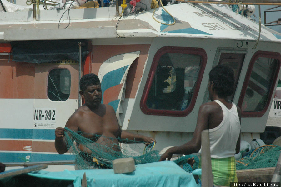 рыбаки Матара, Шри-Ланка