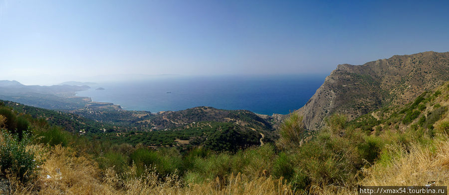 По дороге замечательные виды. Остров Крит, Греция