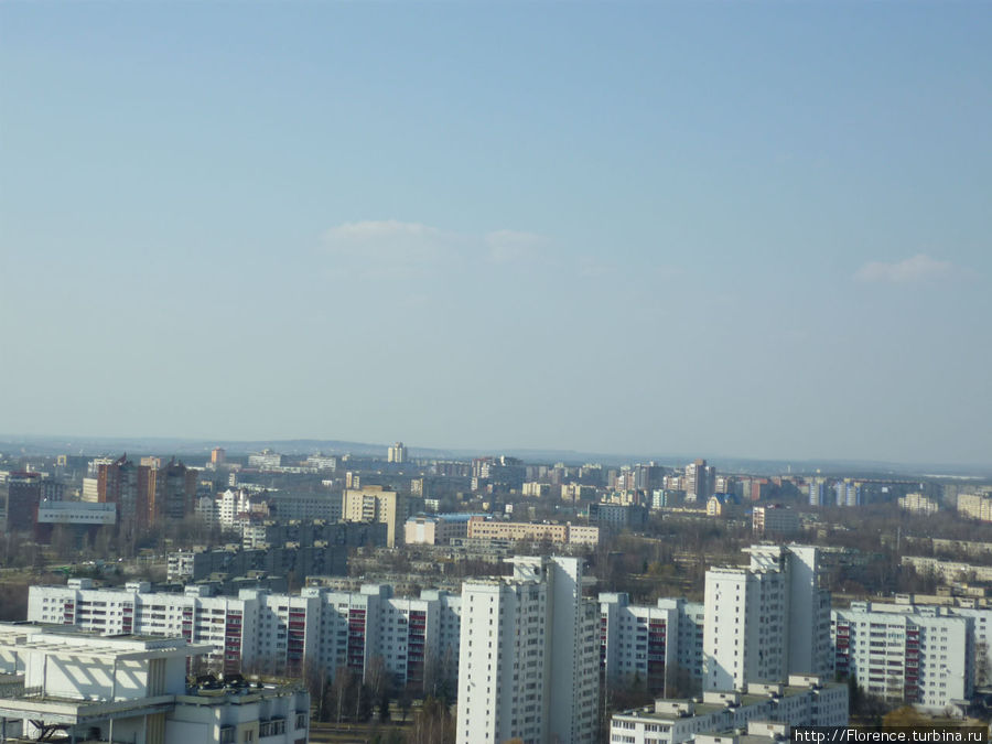 Вид с обзорной площадки Минск, Беларусь