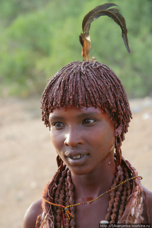 Народность хамер, девушка Тора Эфиопия