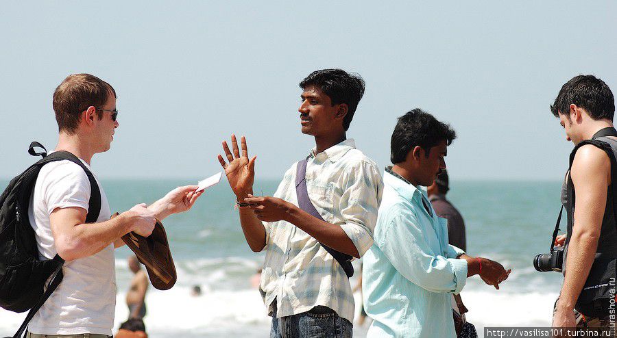 Вагатор — случайный пляж на неделю Штат Гоа, Индия