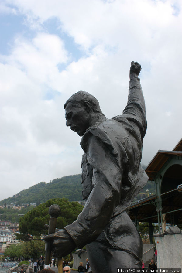 памятник Фредди Меркьюри. Монтрё, Швейцария