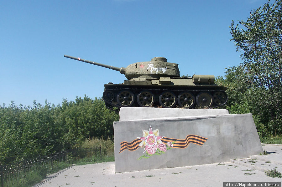 танк — освободитель города Михайлов, Россия