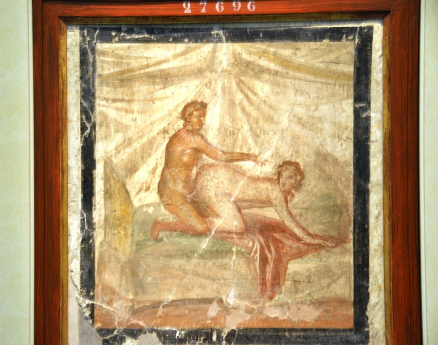 Эротическое искусство Помпеи Неаполь, Италия