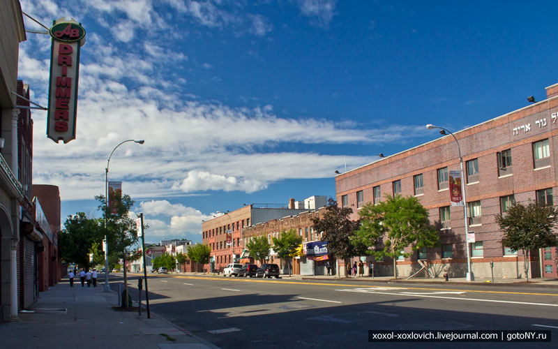 Прогулка по Coney Island Ave — туда (часть 1) Нью-Йорк, CША