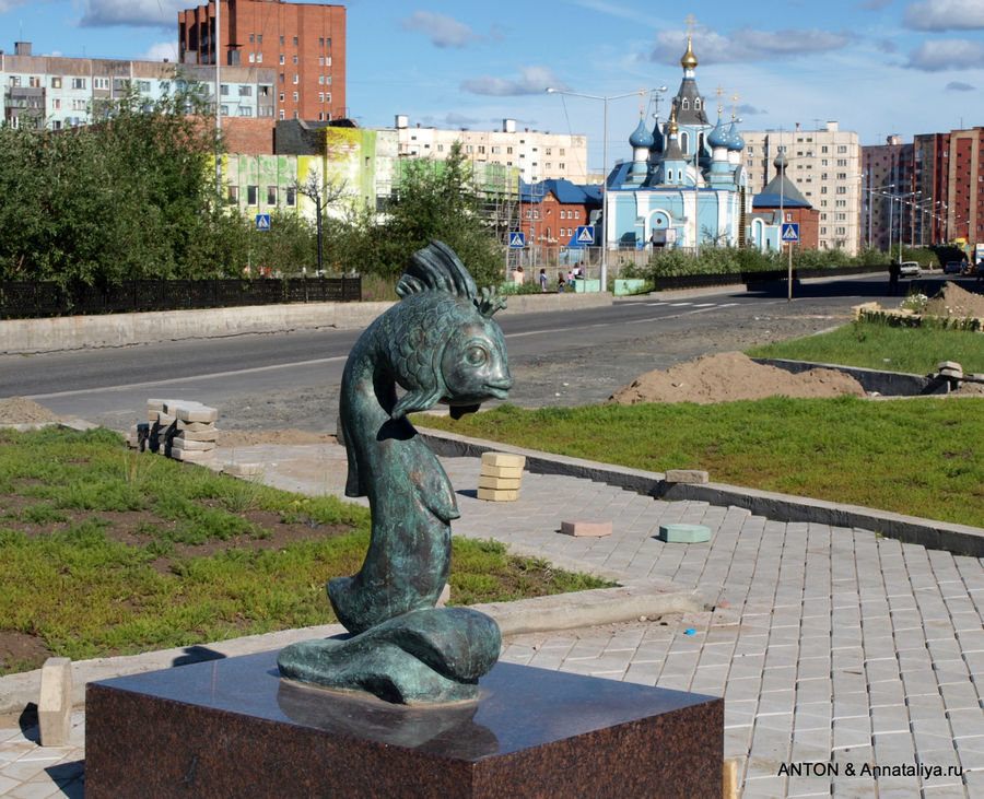 Пушкинский сквер. Золотая рыбка.