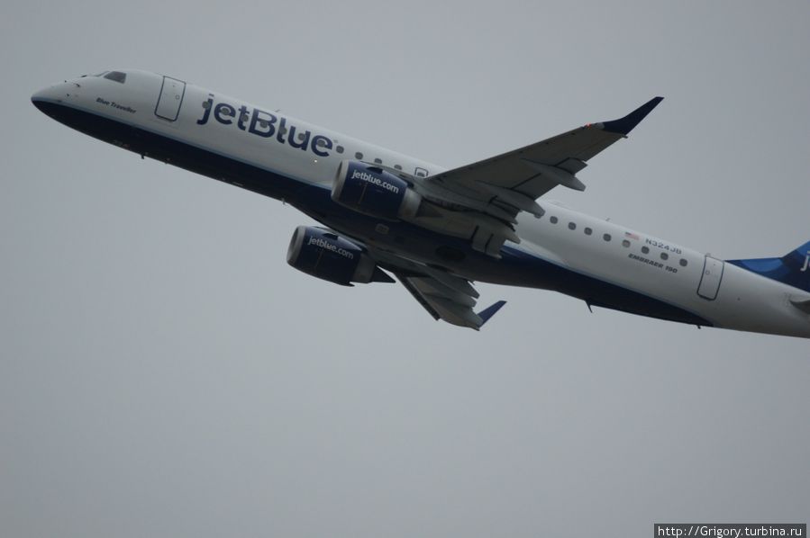 Вылетаем из JFK - 5 терминал - JET BLUE Нью-Йорк, CША