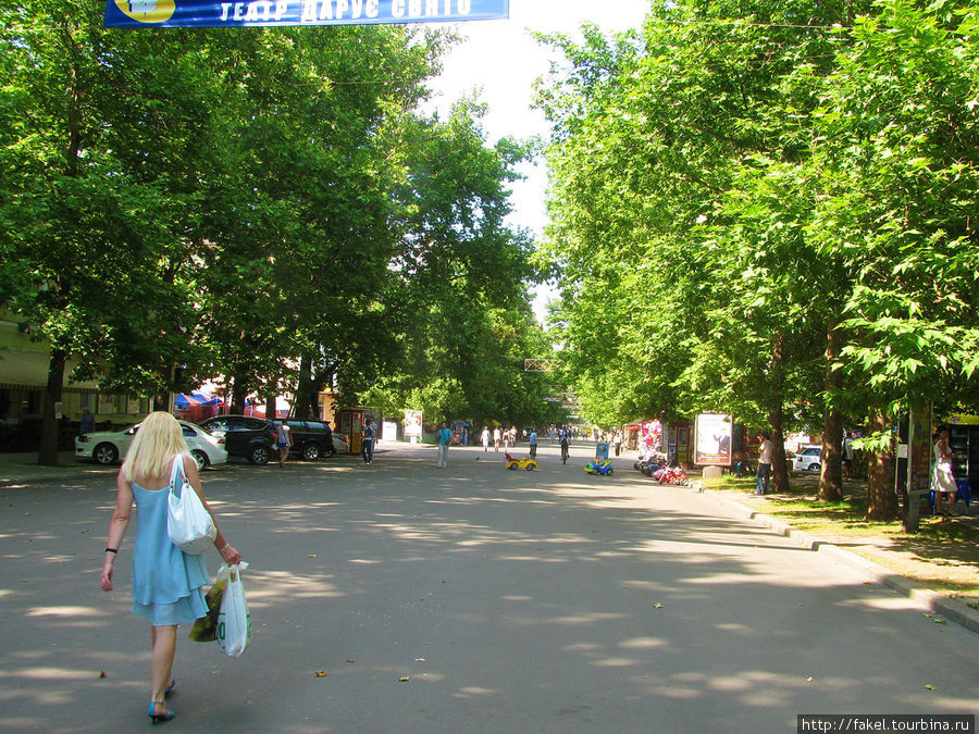 Вид с проспекта Ленина на Советскую улицу. Николаев, Украина