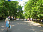 Вид с проспекта Ленина на Советскую улицу.