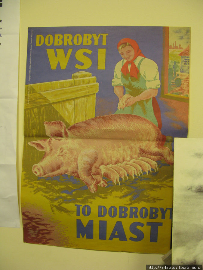 Перепечатка советского плаката Вроцлав, Польша