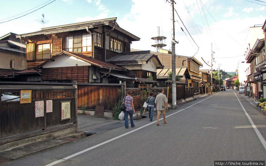 Старая часть города Такаяма Такаяма, Япония